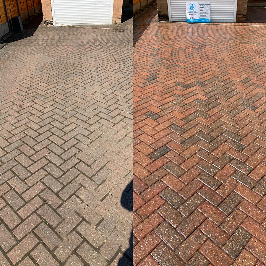 Representative Maddins exterior cleaning work