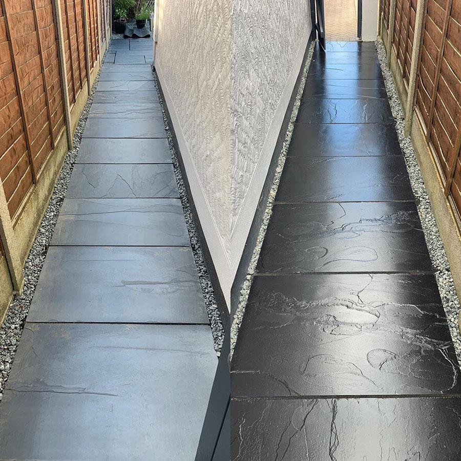Representative Maddins exterior cleaning work