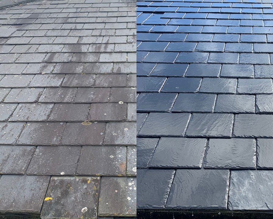 Maddins Jet Washing roof cleaning result