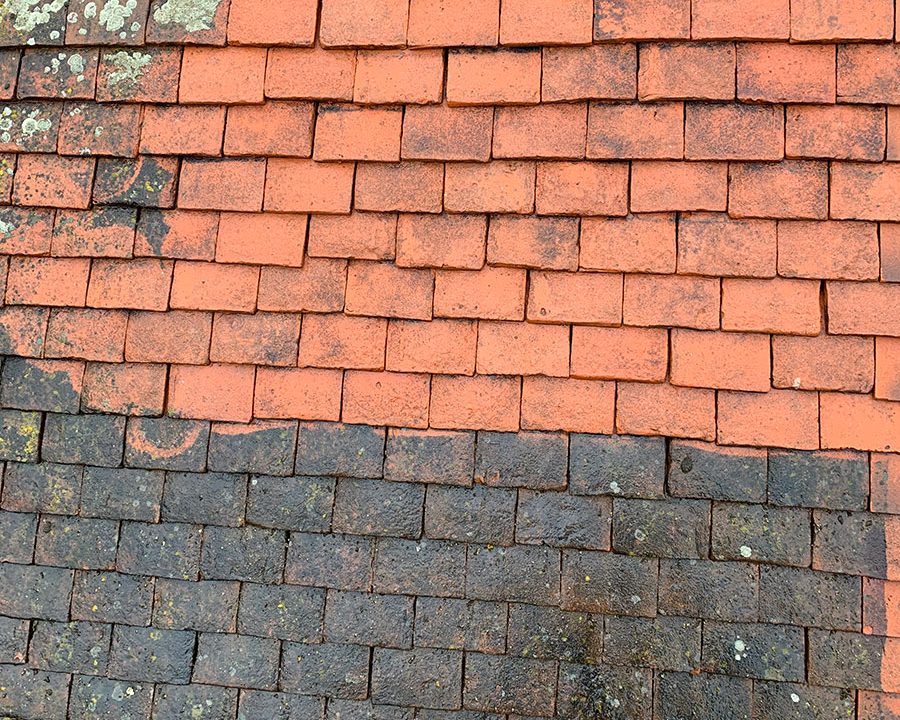 Maddins Jet Washing roof cleaning result