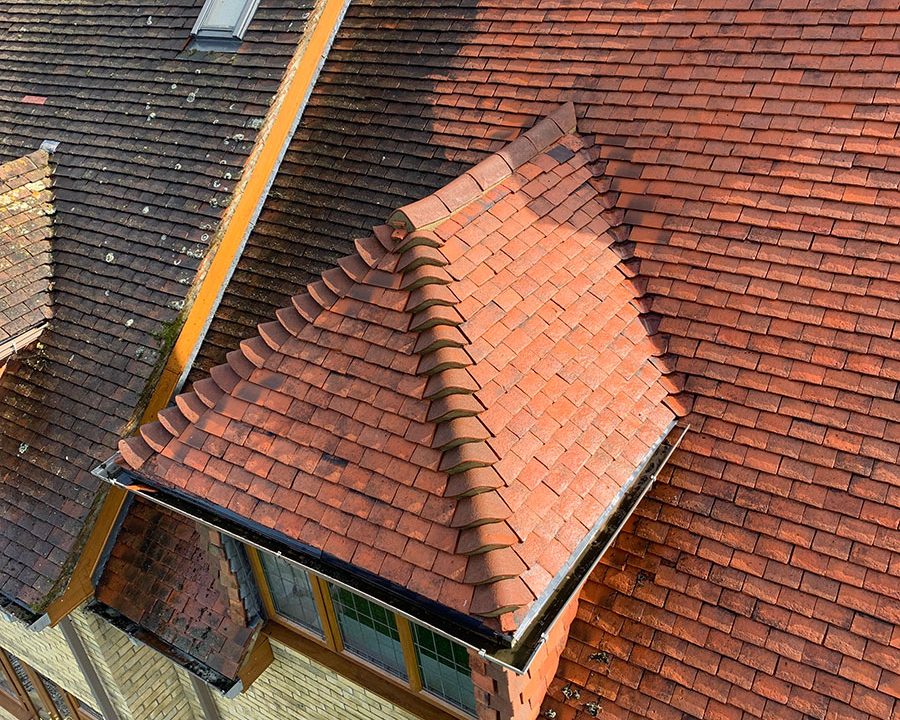 Maddins Jet Washing roof cleaning result